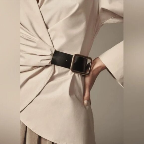 Brand New By Anthropologie Buckle Blouse - Picture 3 of 6